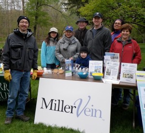 Miller Vein Participates in Troy clean up event